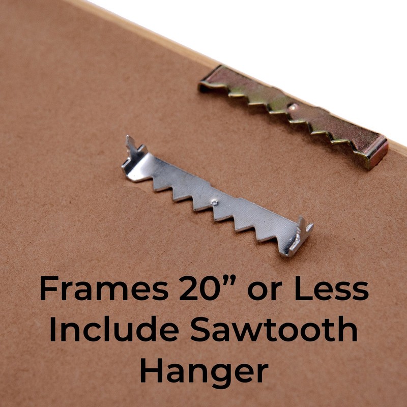 16x18 Frame Brown Solid Wood Picture Frame Width 0.75 Inches | Interior Frame De gallery