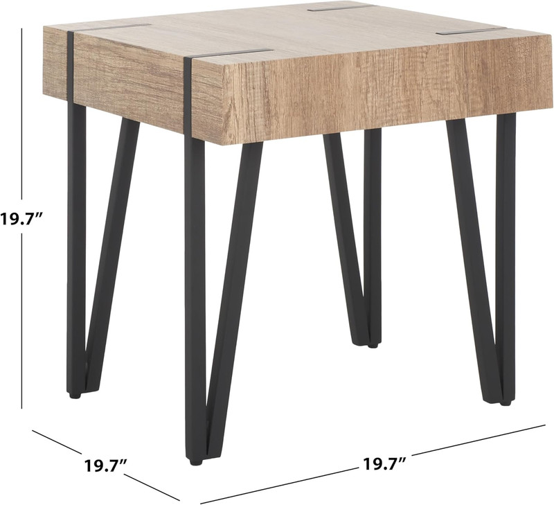 Aburton Multi Brown/Black End Table for Living Room & Bedroom gallery