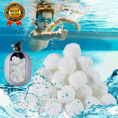50PCS Pool Filter Balls for Sand-Filter Dry Filter Sand Balls,Reusable Swimming