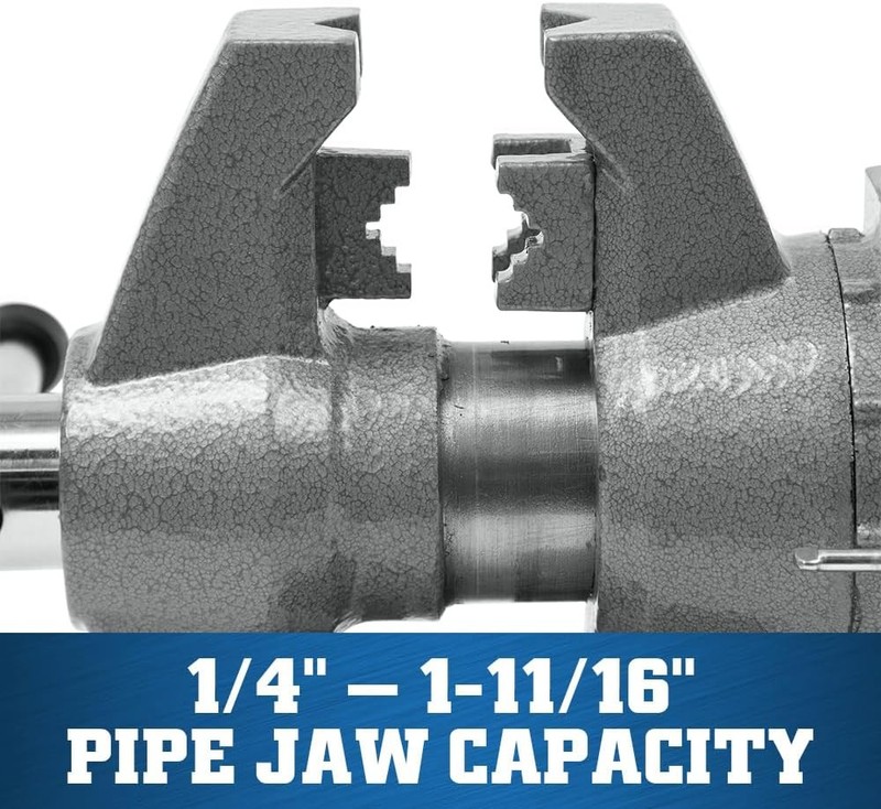Wilton 4.5" Multi-Purpose Bench Vise, 4.25" Jaw, 2.25" Throat Shop Tool gallery