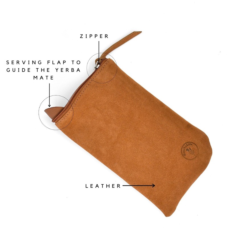 Yerba Mate Container, Mate Gourd Leather Accessory gallery
