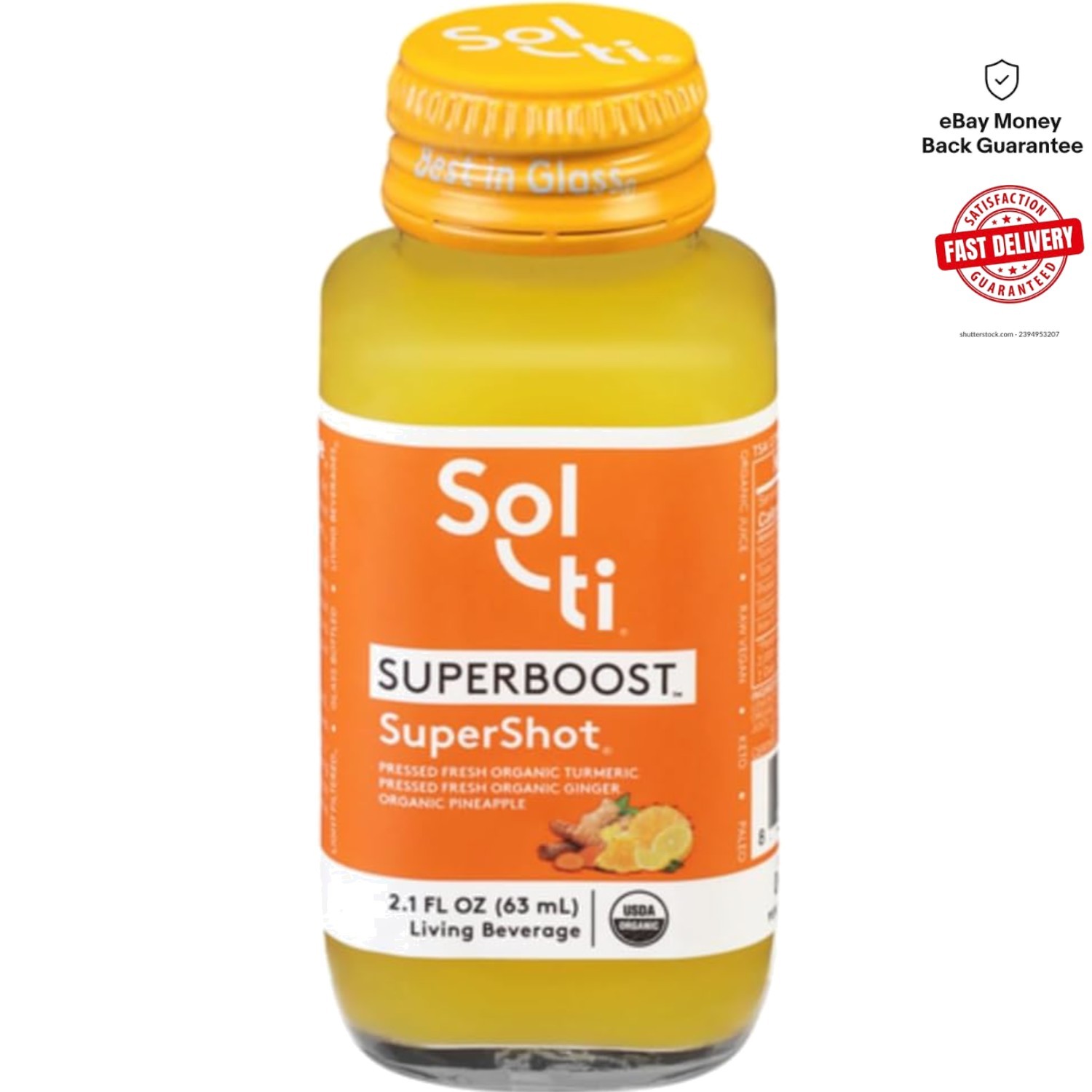 Nutritious Cold-Pressed Juice Blend - Superboost Flavor, 12 Pack, 2.1 oz Bottles gallery