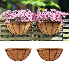 LaLaGreen Wall Hanging Planters, 2 Pack, 12 Inch Wall 12″ (30 cm) x 2 Pack