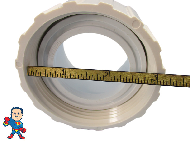 Hot Tub Spa 2" Slip X 2" Threaded Pump Union & Gasket gallery