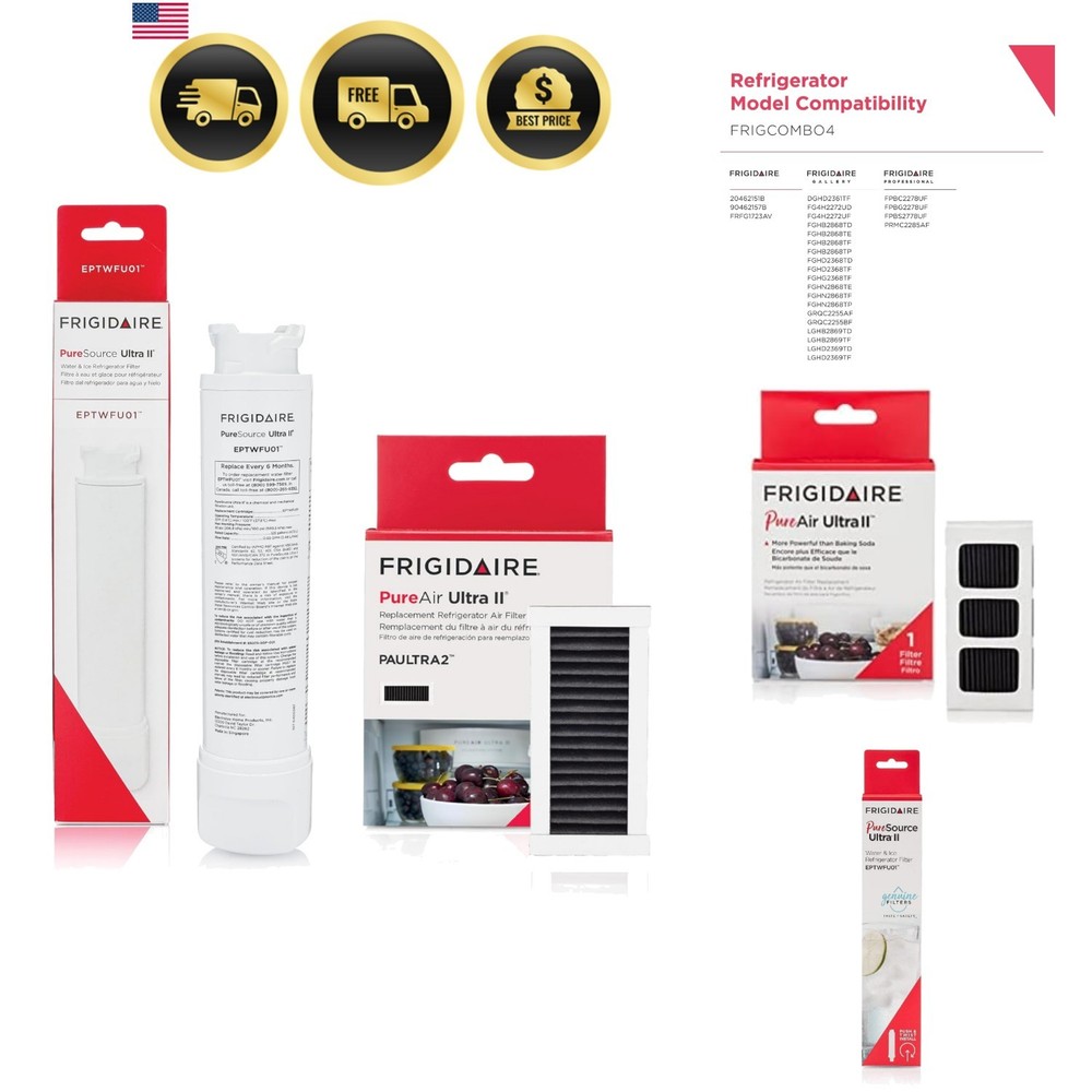 Frigidaire PureSource Ultra EPTWFU01 & PureAir Ultra II PAULTRA2 Water & Air ...
