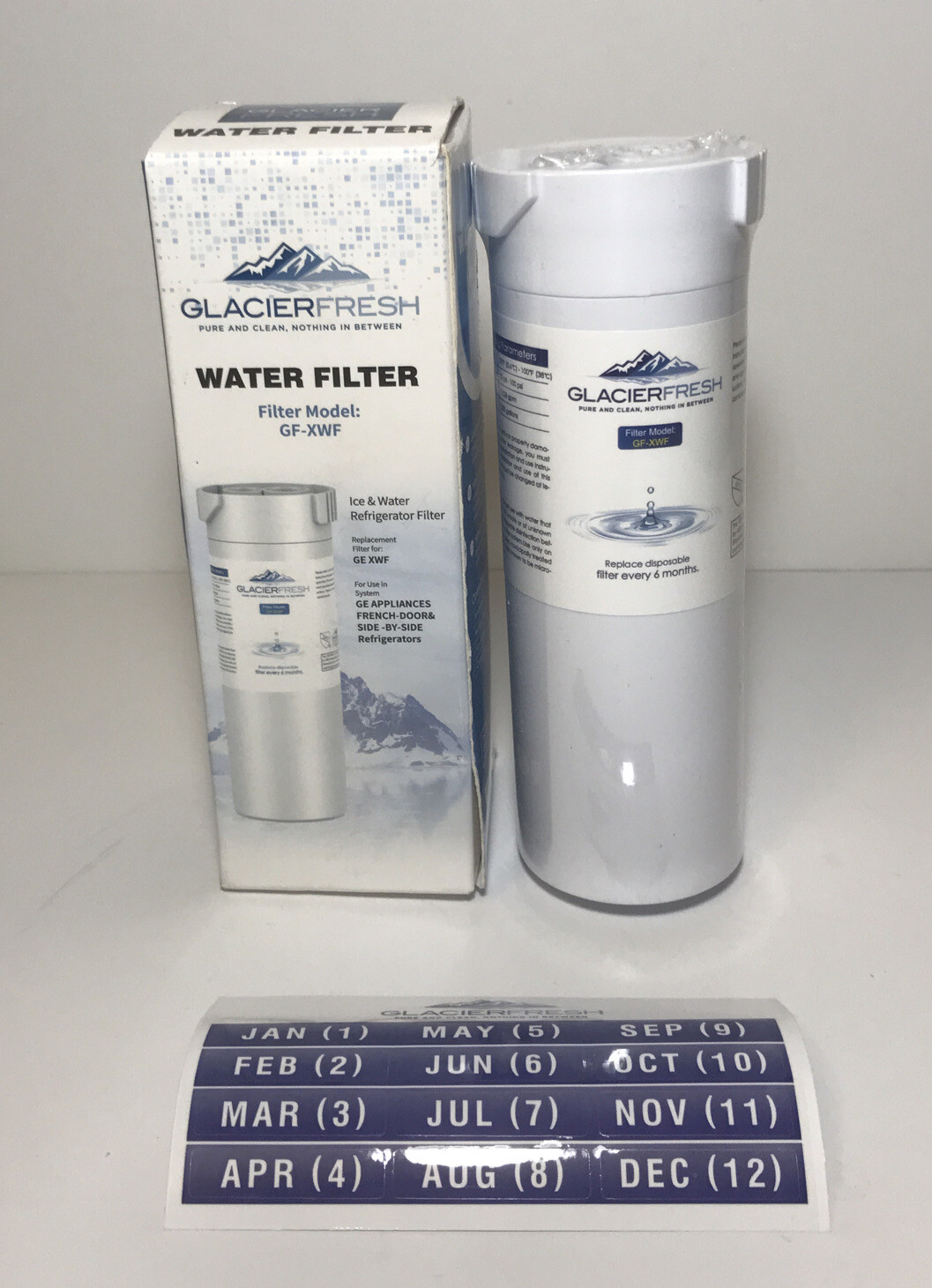 1 Pack Glacier Fresh GF-XWF Refrigerator Water Filter Replacement for GE XWF gallery