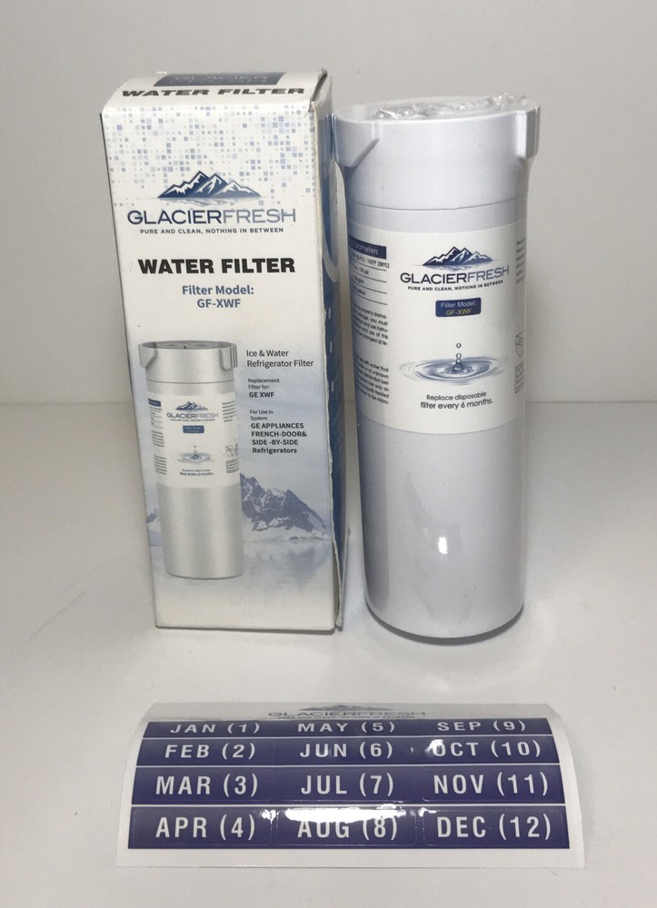1 Pack Glacier Fresh GF-XWF Refrigerator Water Filter Replacement for GE XWF