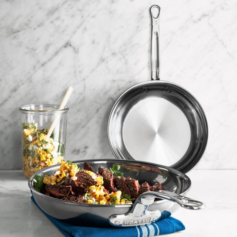 Hestan NanoBond® Titanium Stainless-Steel Skillet Fry Pan, Set of 2, Free & Fast gallery
