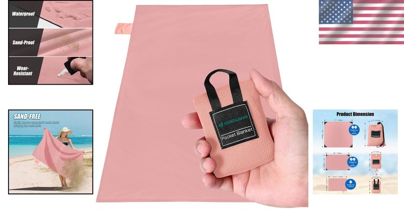 Quick-Dry Travel Blanket - Sandproof Lightweight Mat for 1 Person Adventures gallery