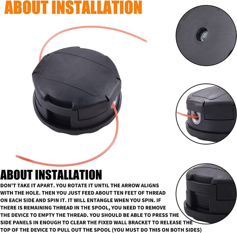 For Echo 99944200907b Speed Feed 400 String Trimmer Head fits All SRM Trimmers gallery