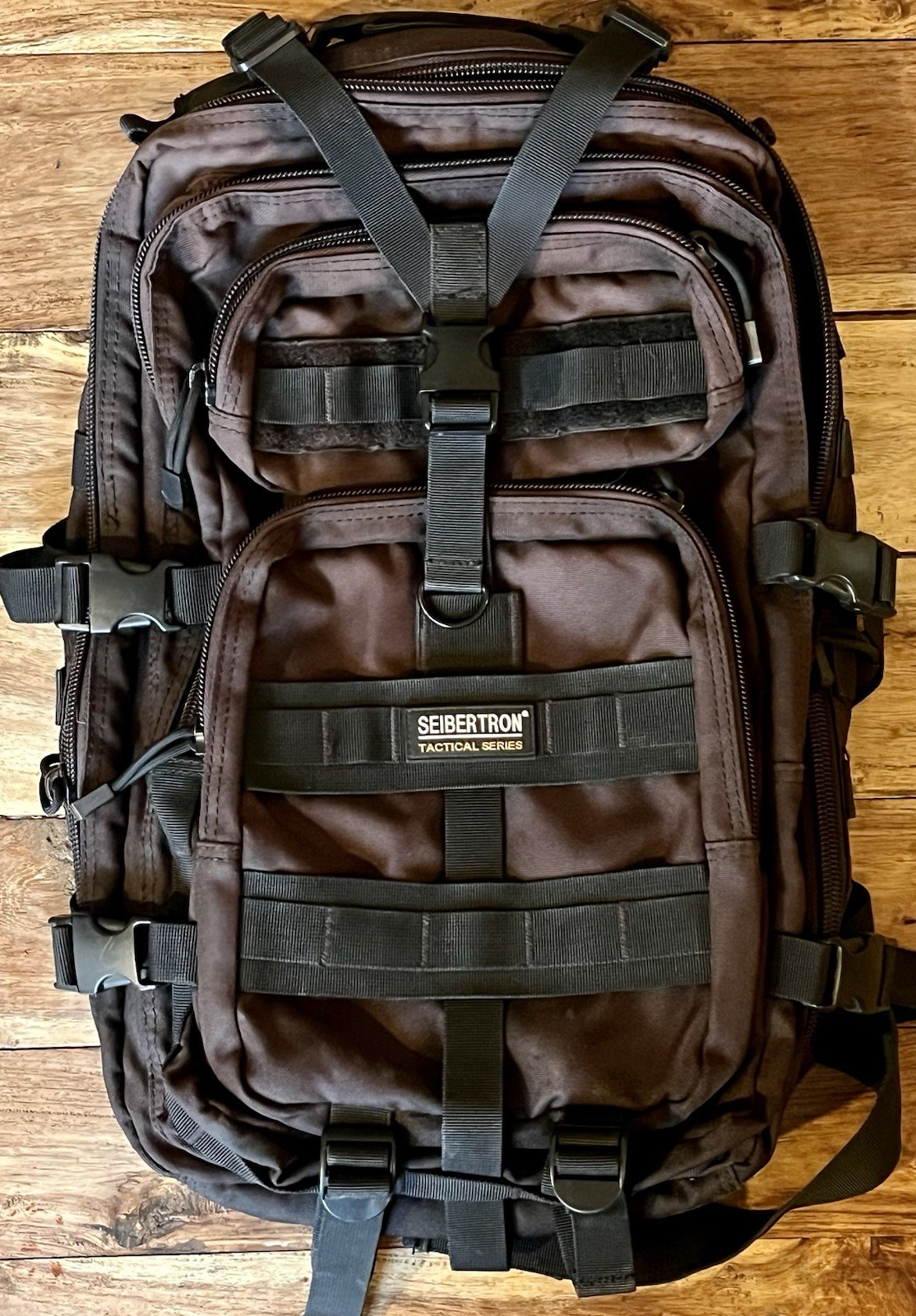 Seibertron Falcon Water Repellent Tactical Backpack Compact Pack Black BOB