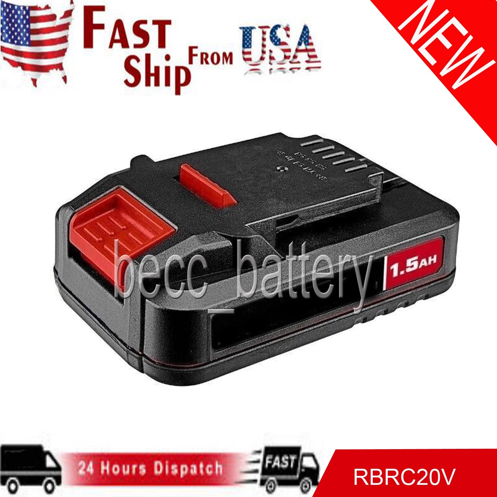 rechargeable Lithium-Ion Battery for BAUER 20V 1.5AH tools 20V 1500mAh gallery