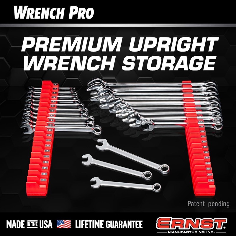 20 Wrench Organizer Compact Modular Design Fits 6mm to 38mm Made in USA gallery