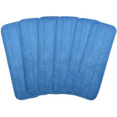 Microfiber Replacement Mop Pad, 18″ x 6″ Wet & Dry Home & Commercial Cleaning…