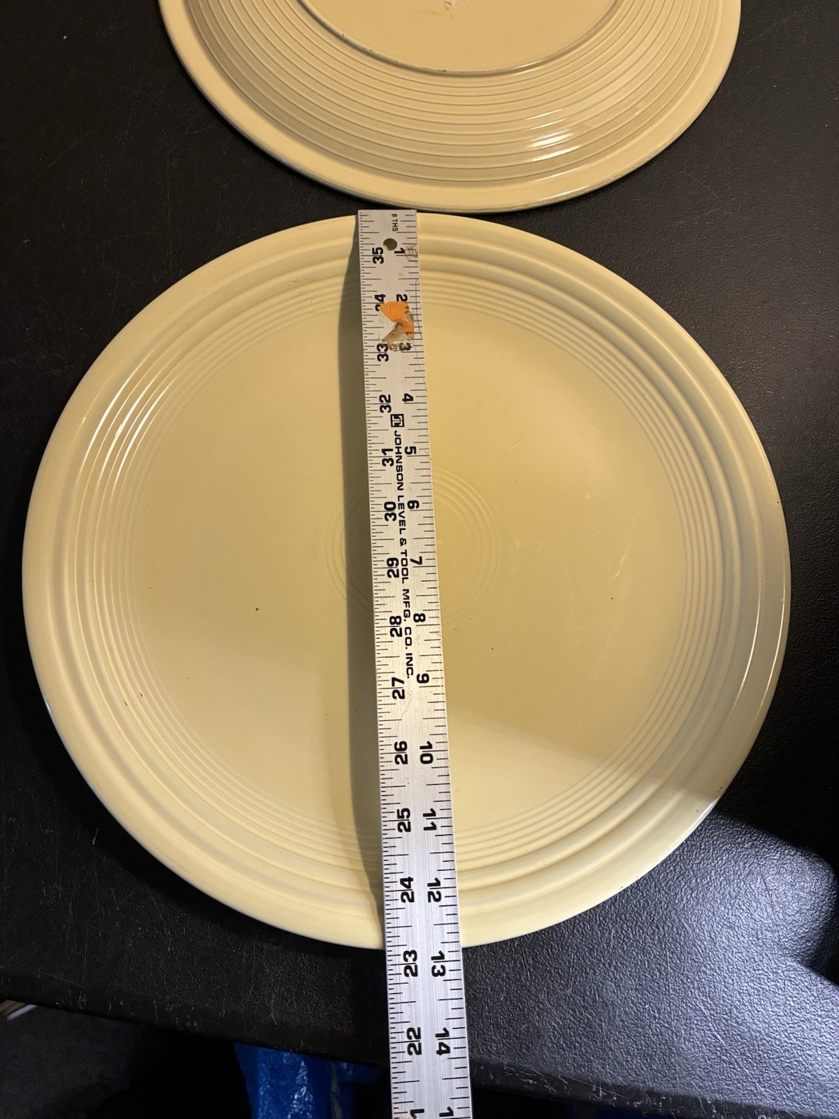 RARE! Fiesta Fiestaware Plastic Melamine 13" Charger Plate Jay Import Co gallery