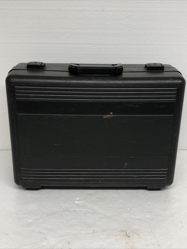 Vintage Presto Lockable Hard Plastic Shell Case W/ Keys 17.5”x12.5” Foam Insert gallery