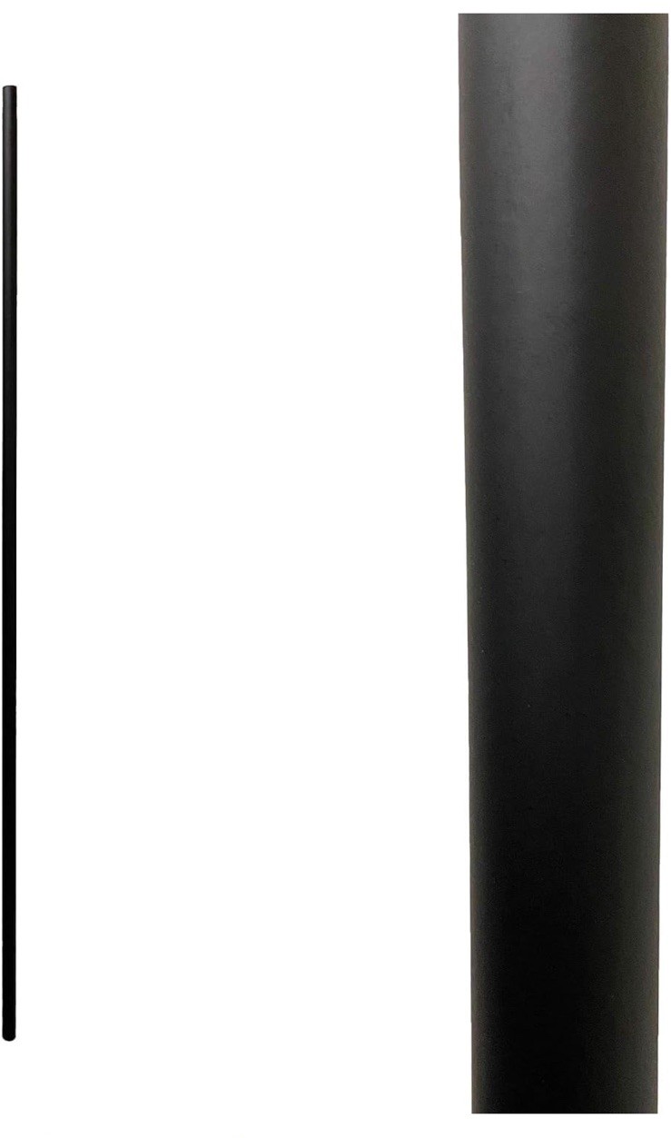Iron Balusters 5/8" Round x 44" Long Classic, Hollow - 20pcs - Satin Black DH-28 gallery