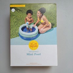 Sun Squad Inflatable Mini Pool Kiddie Splash Water Toy 27 Inch