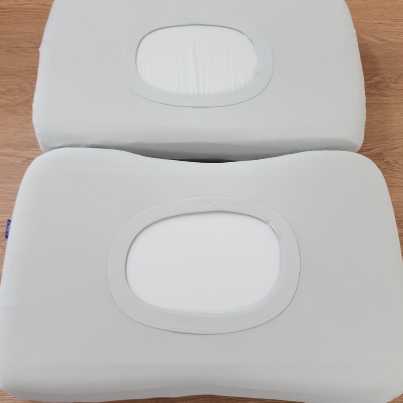 Cushion Lab Deep Sleep Pillow Patented Ergonomic Contour Design Back (Lot Of 2) gallery