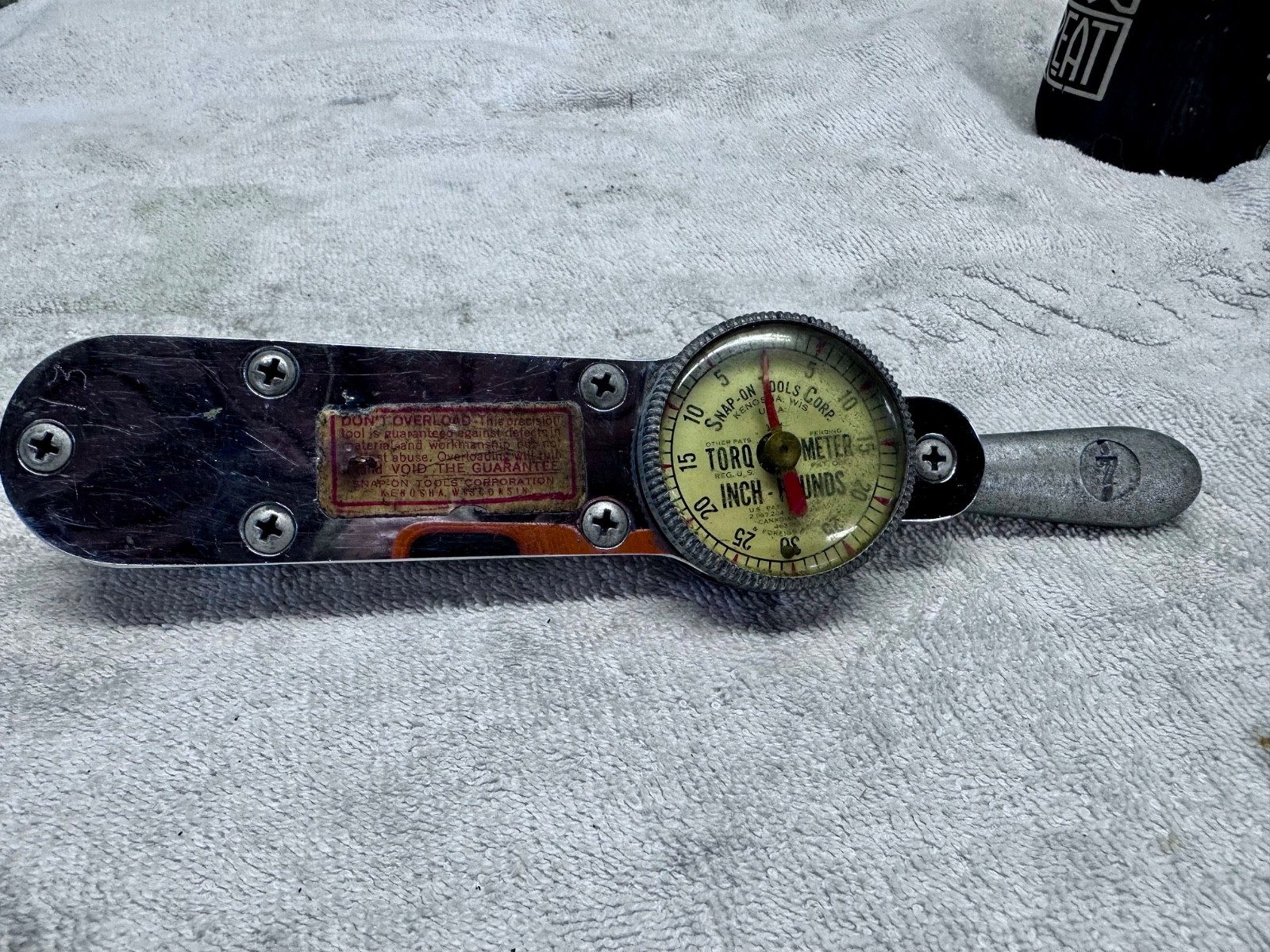Snap-On Torqometer TQ3 Dial Torque Wrench, 1/4 inch Drive 0-30 Inch Pounds gallery