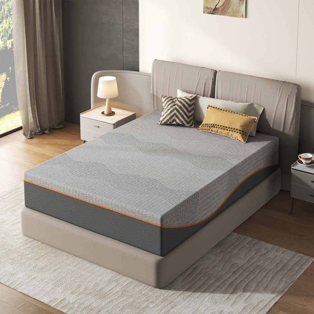 14" Full/Queen/King Size Memory Foam Mattress Medium Soft CertiPUR-US Certified