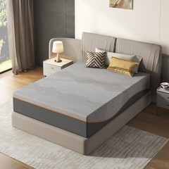 14″ Full/Queen/King Size Memory Foam Mattress Medium Soft CertiPUR-US Certified