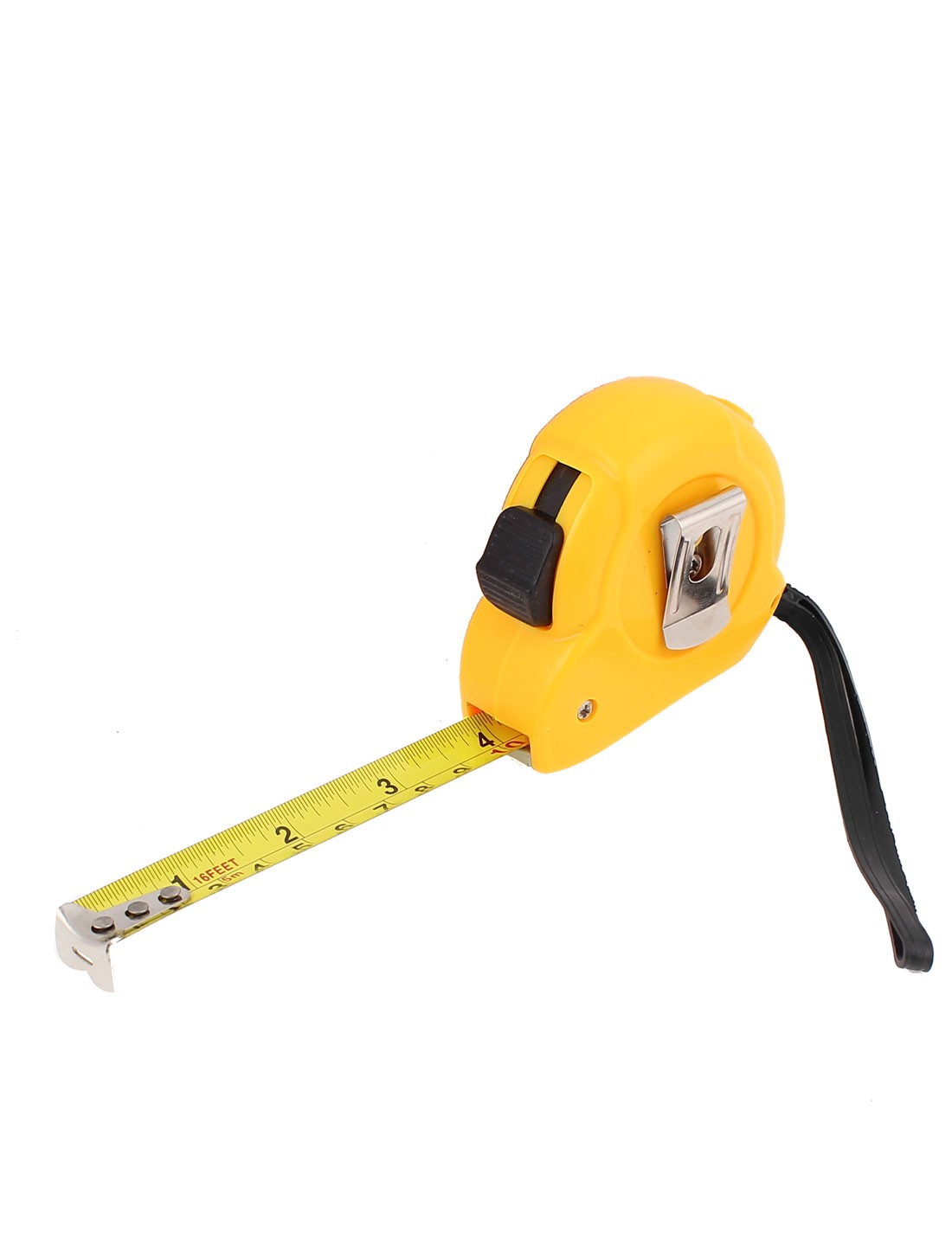 5M 16.4Ft Self-Retract Portable Flexible Tape Measure Ruler Yellow gallery