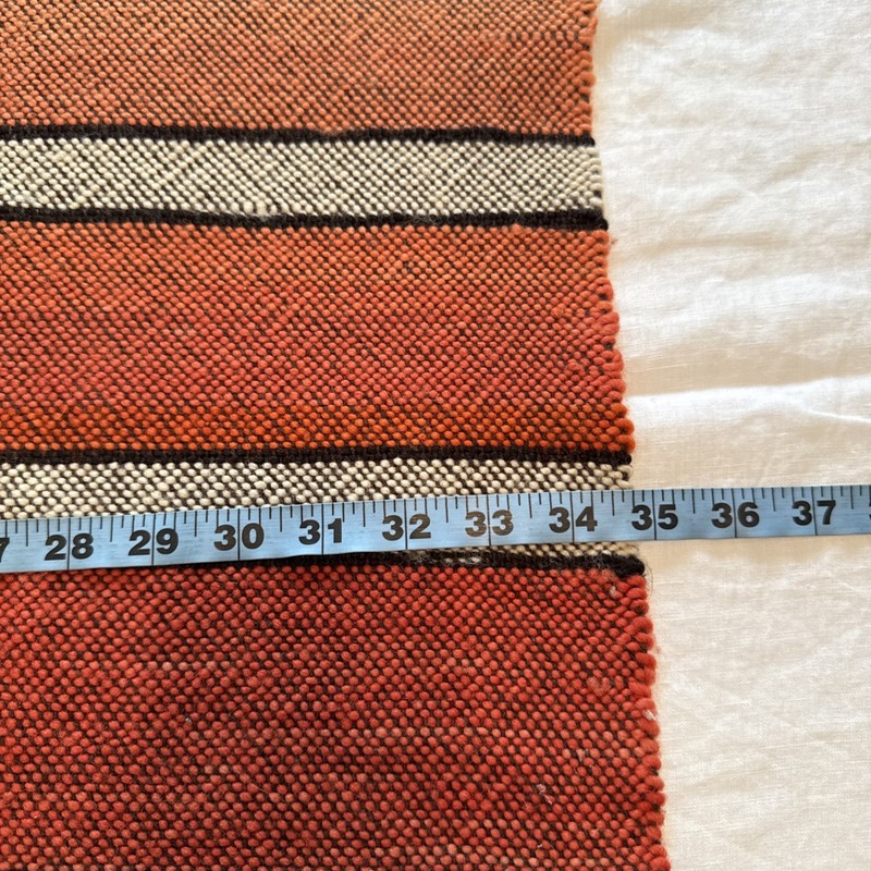 Vtg Kozikowski Santa Fe Opera Throw Shawl 34x66 Hand Loomed Southwestern 80s gallery