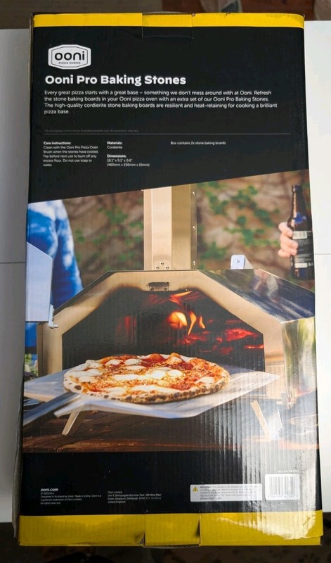 Ooni Pro Baking Stones Replacement Set Cordierite Pizza Oven Stones OEM gallery