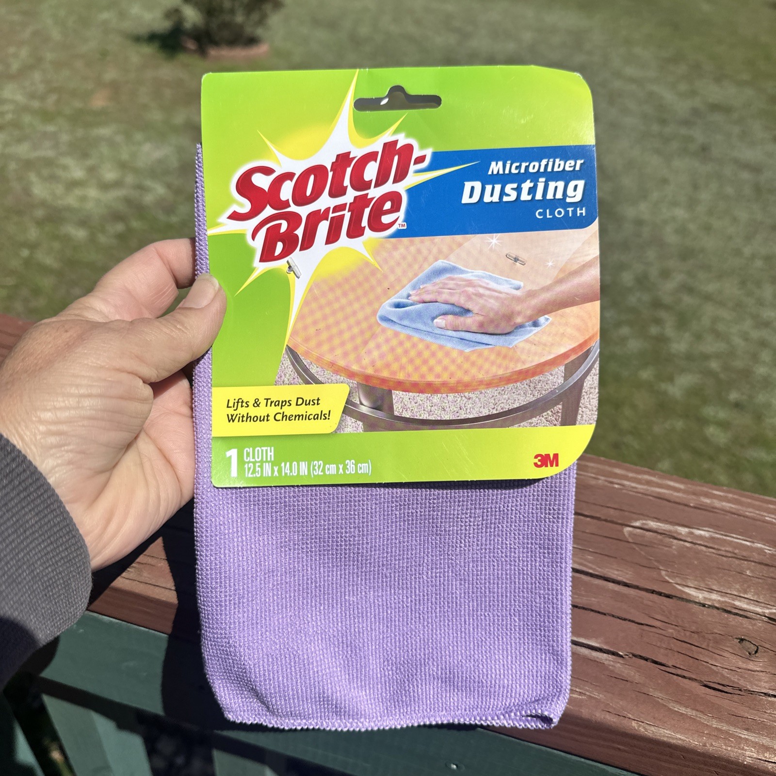 3M Scotch-Brite Microfiber Cloth Purple Lilac 12.5” X 14” New In Package gallery