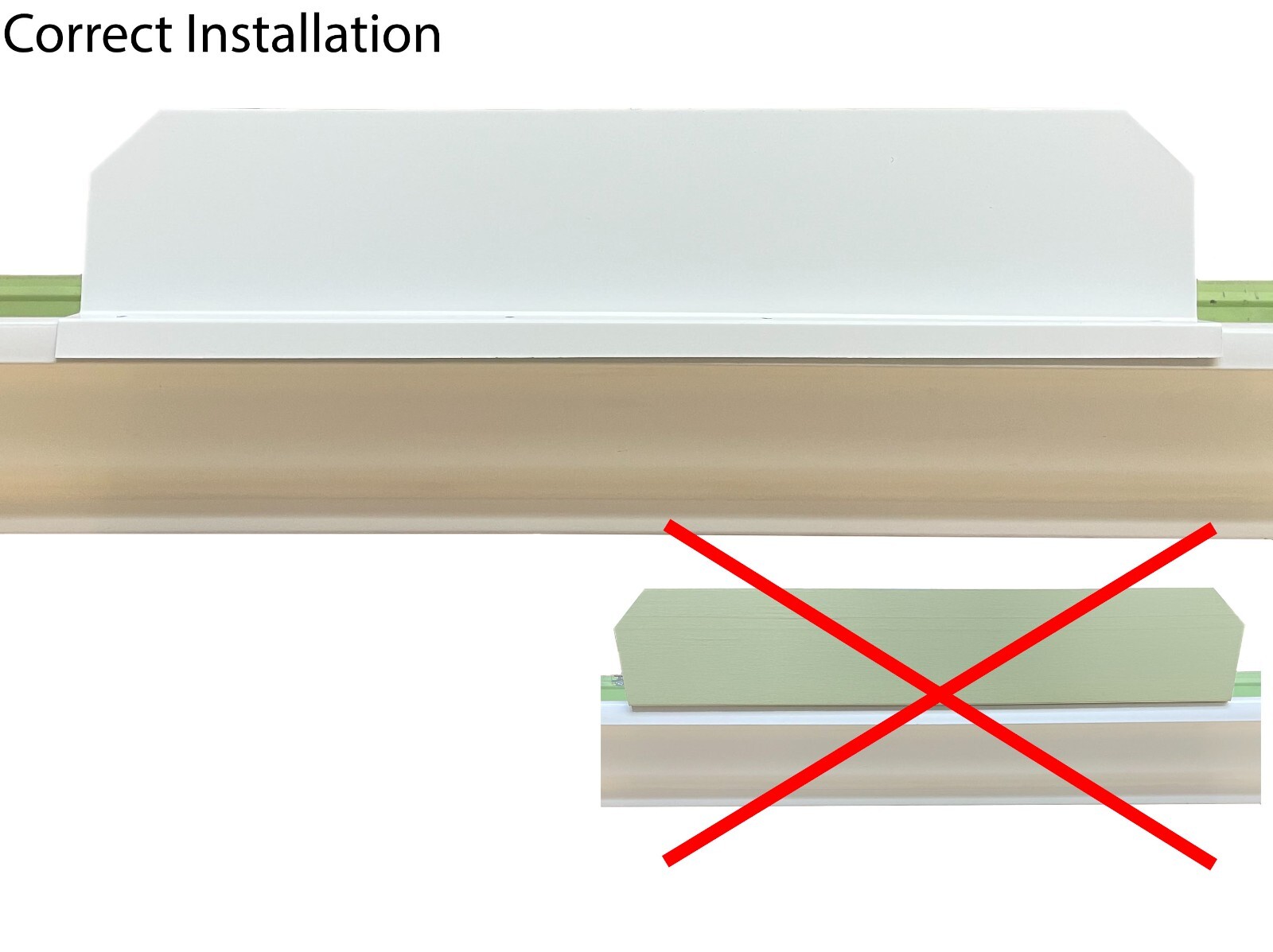 GUTTER VALLEY SPLASH GUARD-STRAIGHT (3 CT) gallery