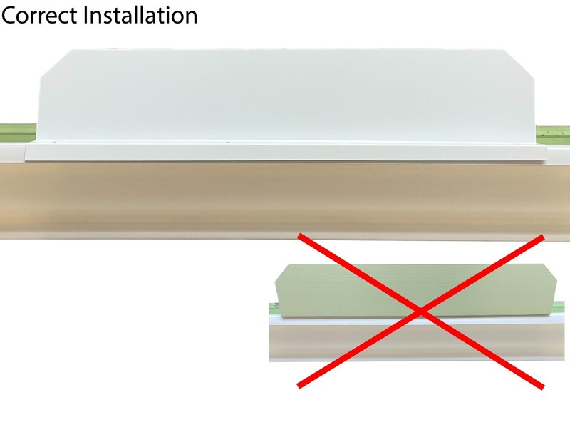 GUTTER VALLEY SPLASH GUARD-STRAIGHT (3 CT) gallery