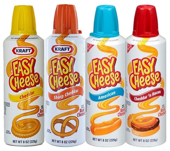 Nabisco Kraft Easy Cheese American,Sharp Cheddar,Cheddar n Bacon PICK ONE BOTTLE gallery