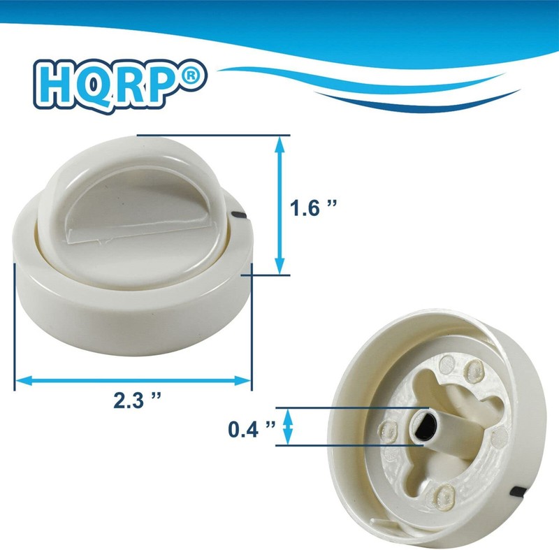 2-Pack HQRP Dryer Timer Knob Switch Replacement for GE DSXH43 Series gallery