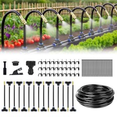 Automatic Drip Irrigation Kit – 50FT with Tool-Free Quick Connectors, 15 Copper