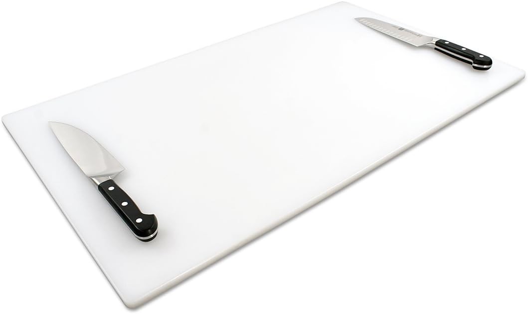 Extra Large 30 x 18 Inch Cutting Board – 1/2 Inch Thick HDPP Plastic, 10 pounds gallery