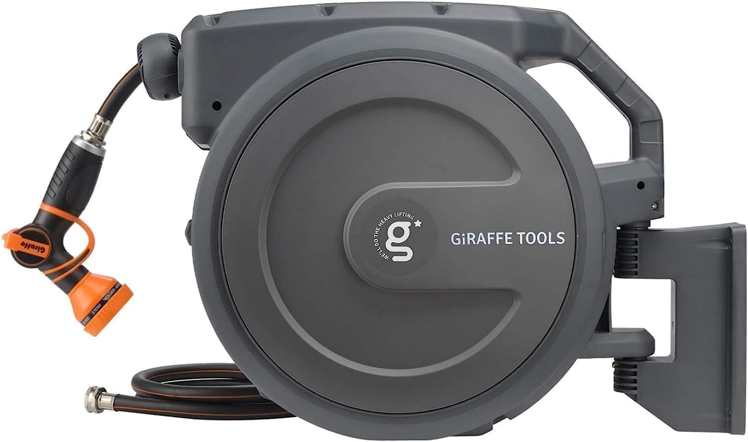 Giraffe Tools AW30 Garden Retractable Water Hose Reel 1/2" x 100 ft Wall Mounted gallery