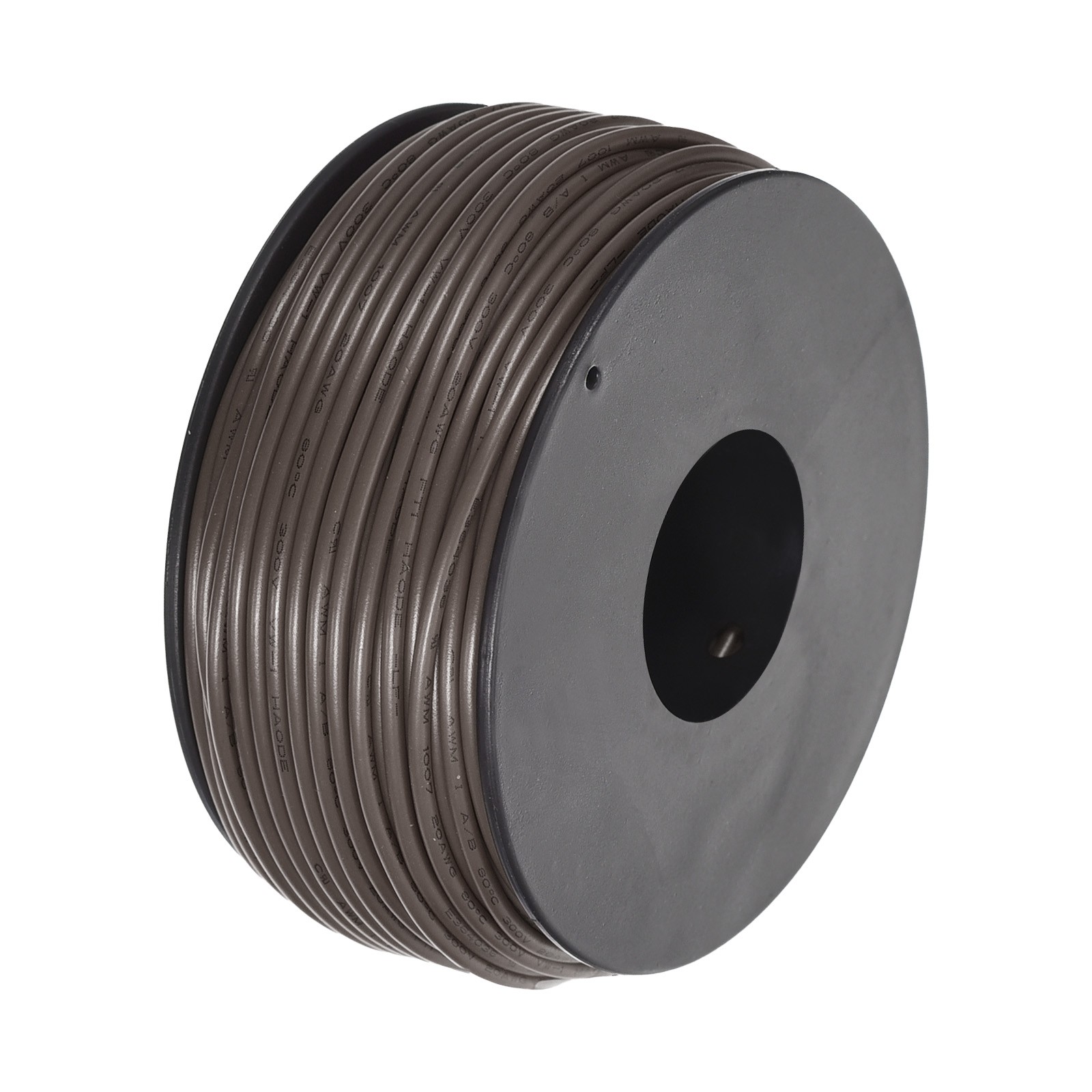 20AWG Stranded Wire PVC Hookup 30M/100ft Brown, Electrical Wire UL1007 Spool gallery