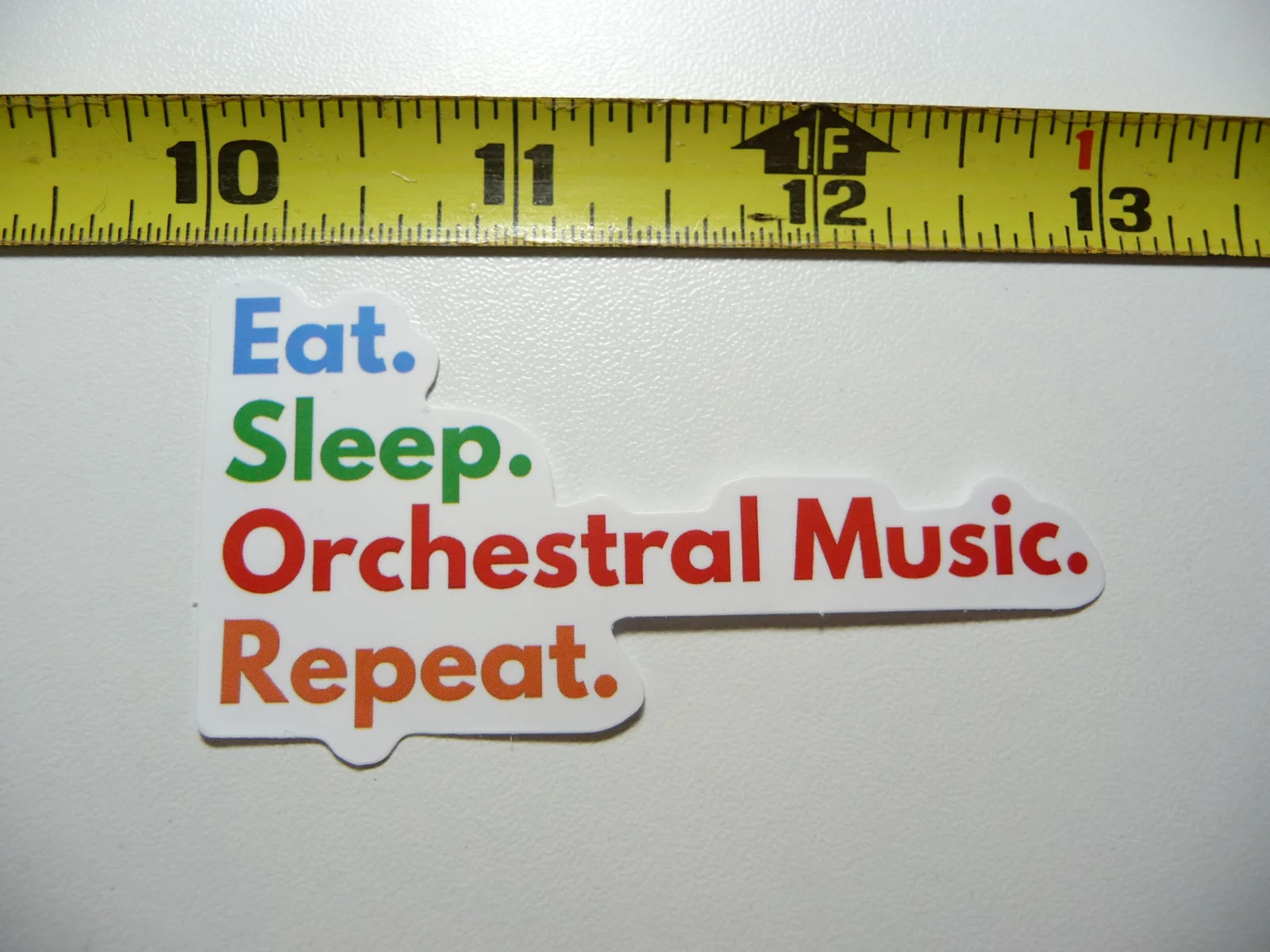 EAT SLEEP ORCHESTRA SMALL STICKER DECAL BAND CONCERT HALL MUSICAL FUNNY gallery