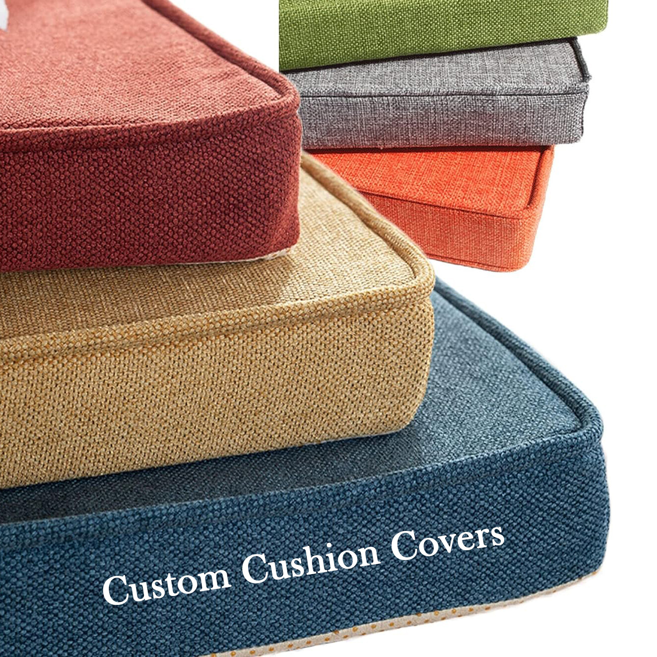 2023 Custom Cushion Covers (Covers Only) Size Colors For Bench Cushion Pads Seat gallery