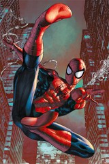 Spider-Man – Marvel Comics Poster / Print (Web Slinging) (Size: 24″ X 36″)
