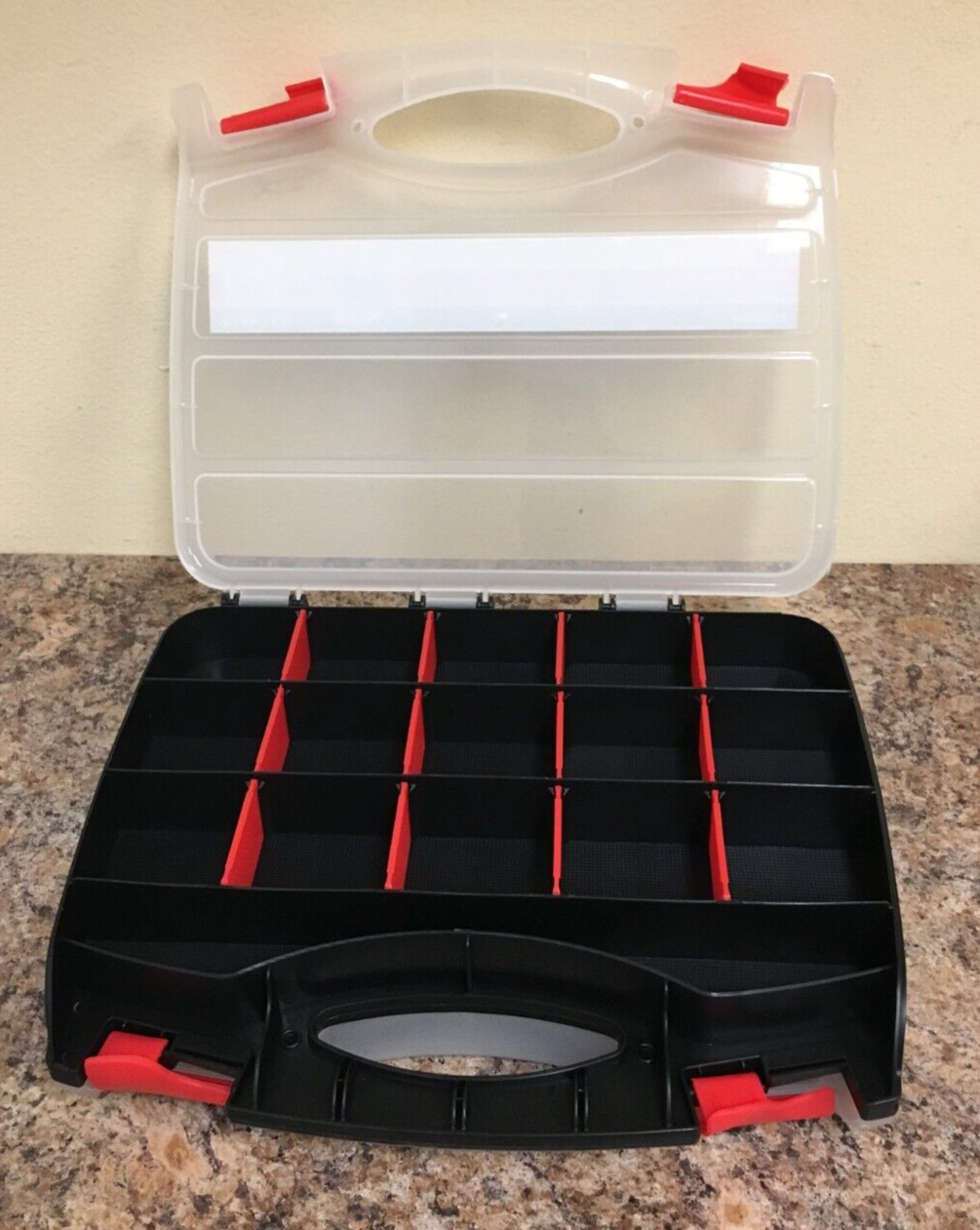 Double Sided Storage Organizer with 32 Compartments & Removable Dividers gallery