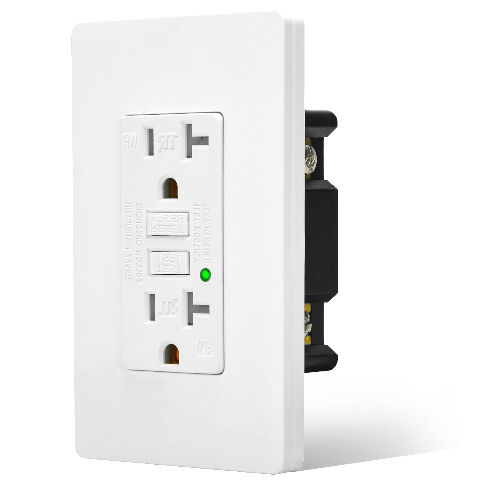 1PK GFCI Outlet 20 Amp Tamper Resistant Electrical Receptacle for Bathroom gallery