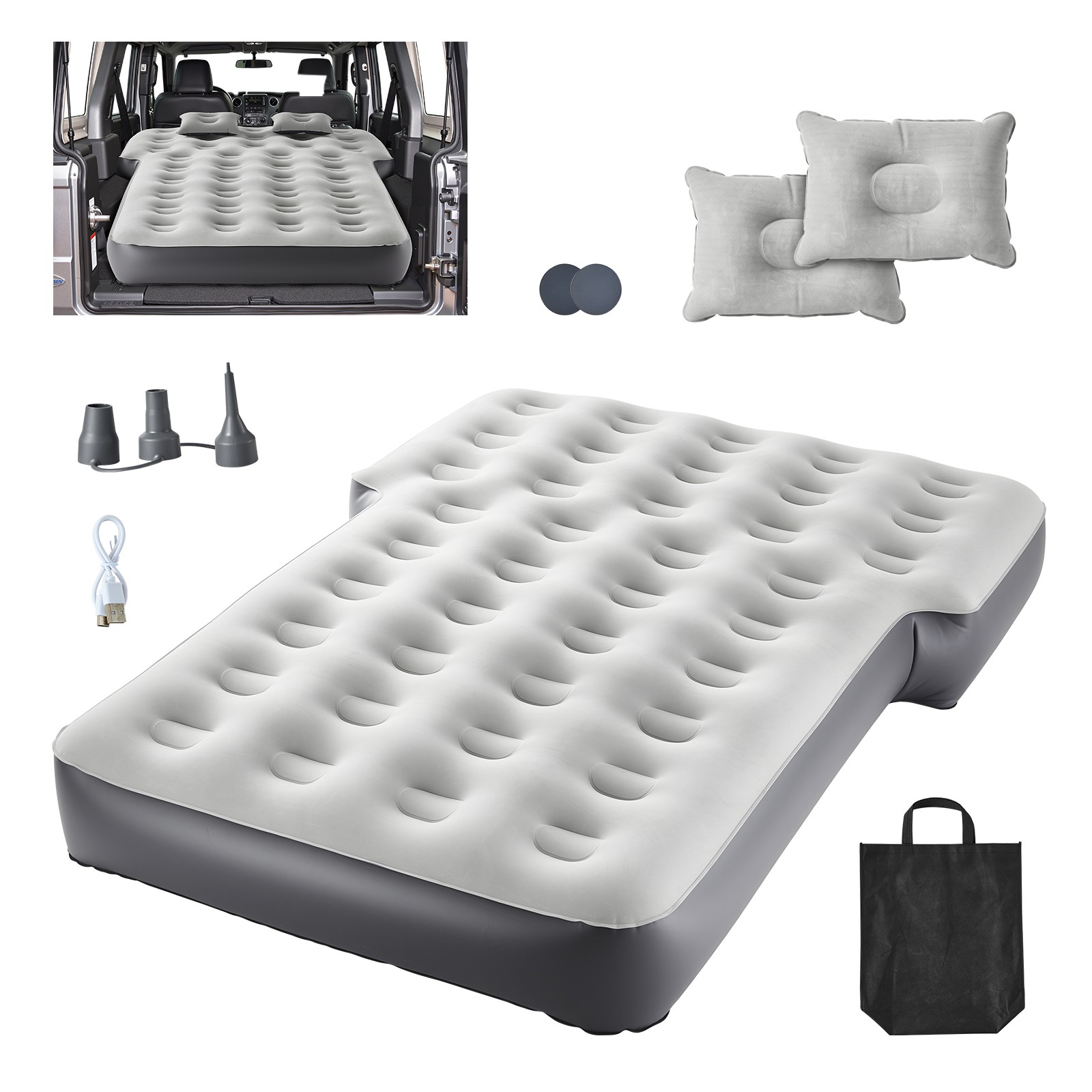 Car Air Mattress Inflatable Camping AirBed for Jeep Wrangler Unlimited 2007-2024 gallery