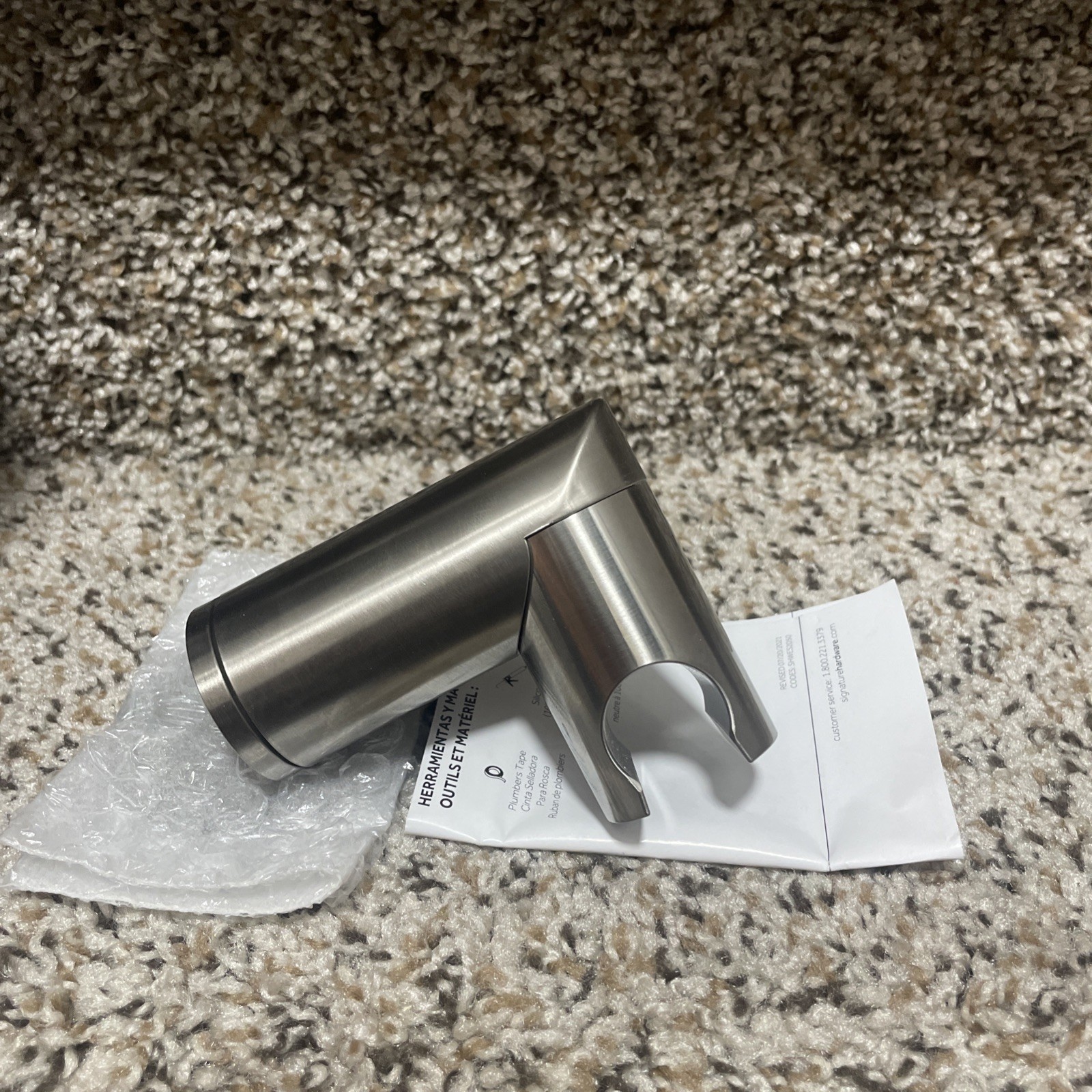 Signature Hardware Wall Mount Supply Elbow SHWES2050BN Brushed Nickel READ gallery