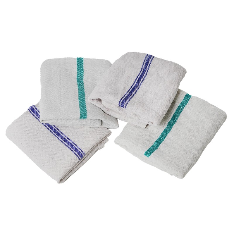 Herringbone Kitchen Towels Set – Pack of 12 – 100% Cotton, Stripe Tea Towel gallery