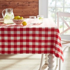 Charming Check Tablecloth Multicolor 60″W x 84″L