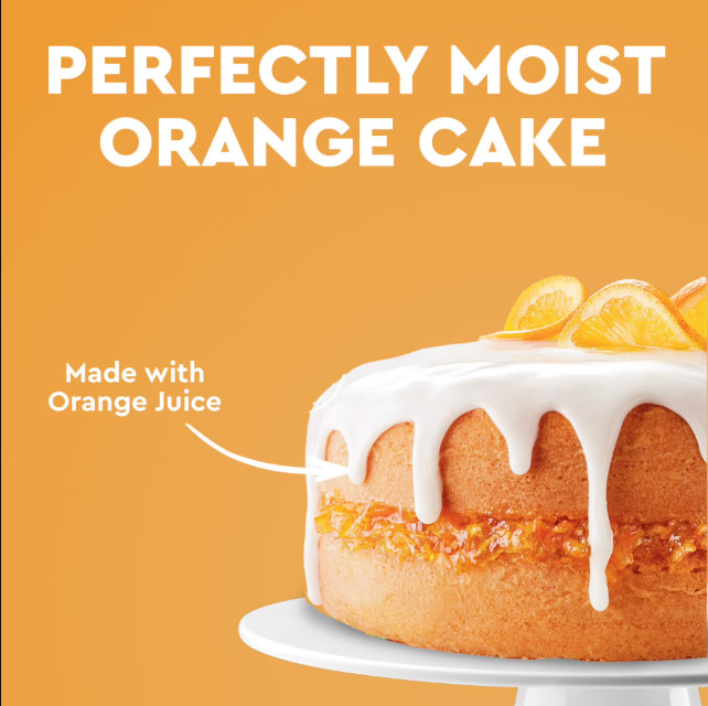 Duncan Hines Moist Deluxe Orange Supreme Cake Mix 18.25 Oz 3 packs gallery