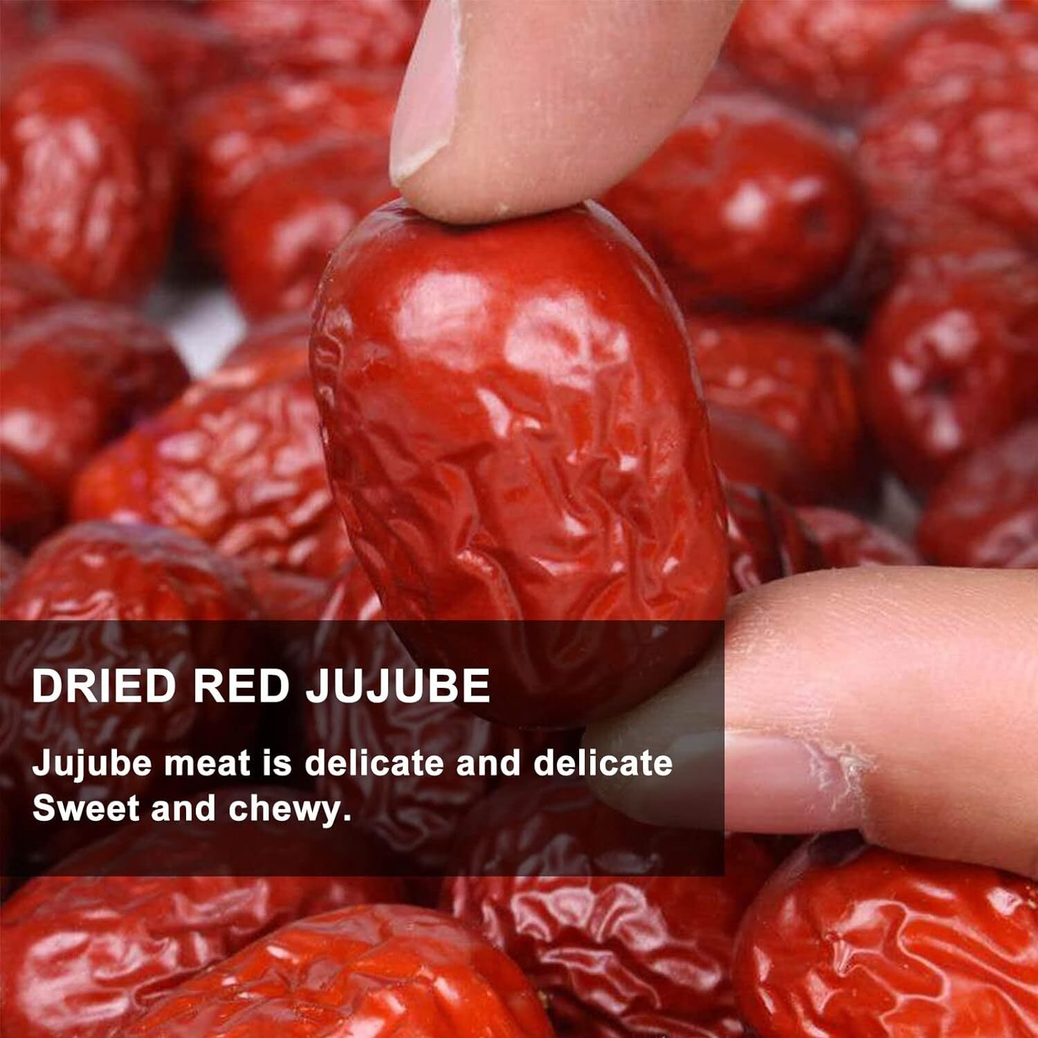 0.5LB-5LB Dried Red Dates Red Jujube Chinese Dates Natural Sweet Sun Dried 新疆红棗 gallery