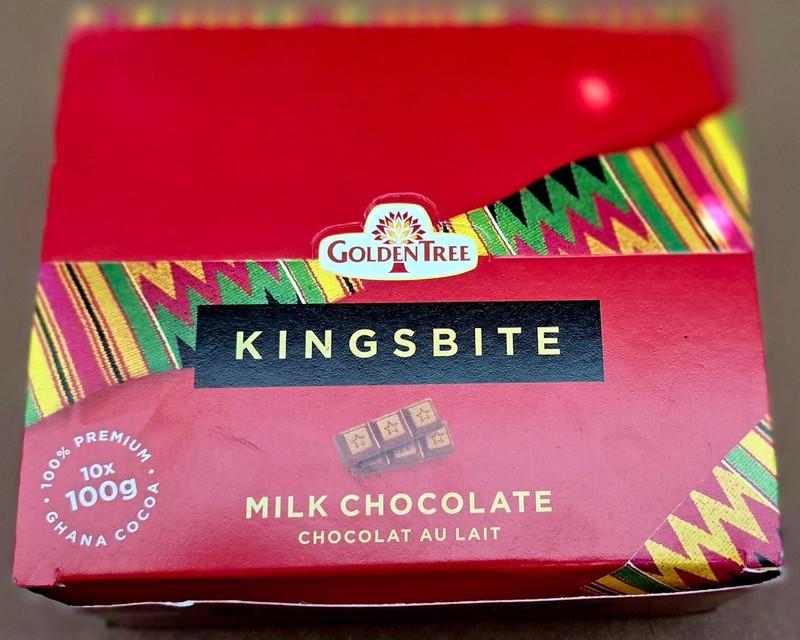 Golden Tree Ghanaian Cocoa Milk Chocolate. Free US Shipping. Sold per box gallery